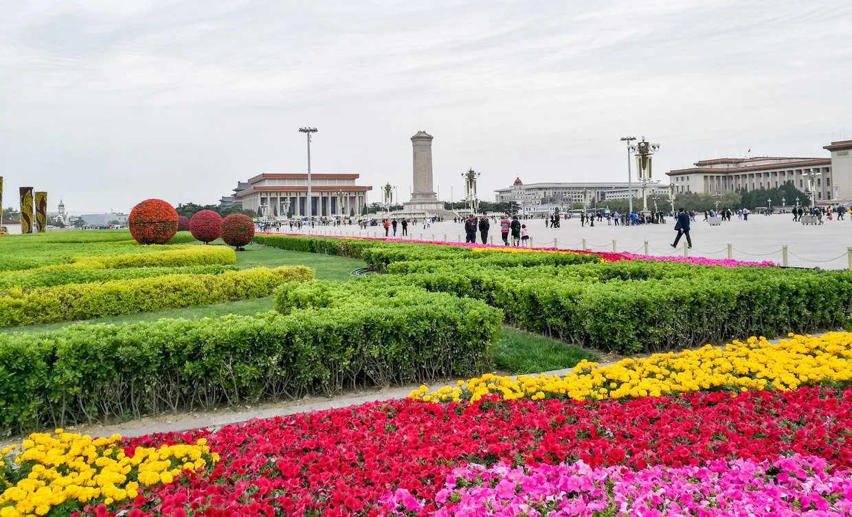 Tiananmen Square in spring