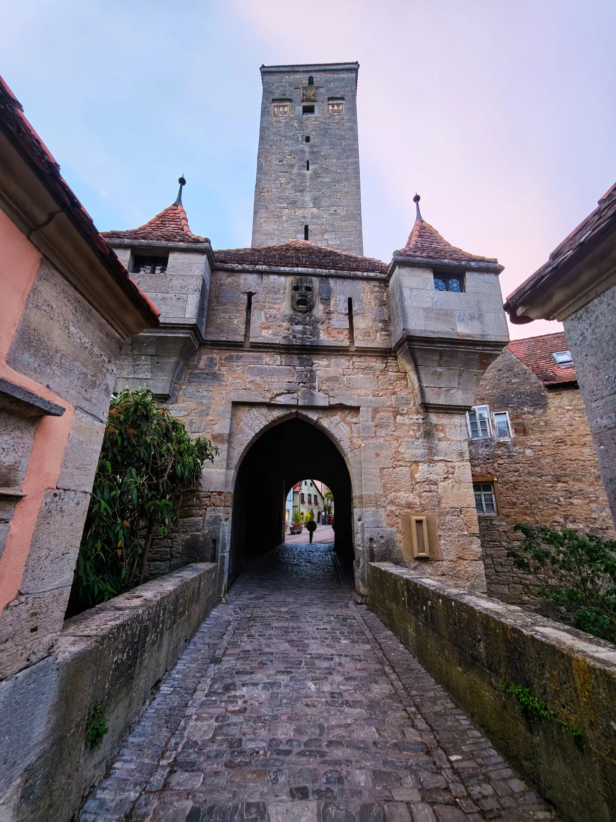 The Burgtor at twilight