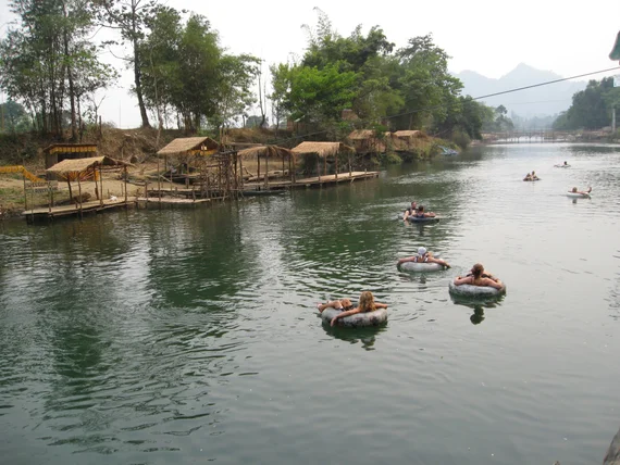Karst landscape in Vang Vieng