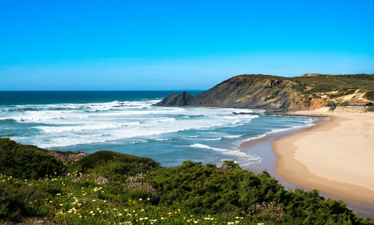 West coast surf beach
