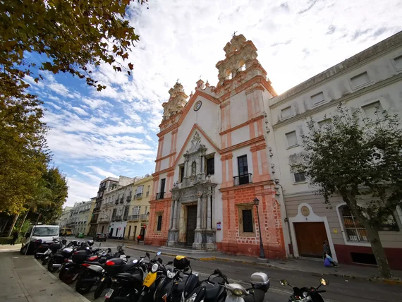 Baroque church facade
