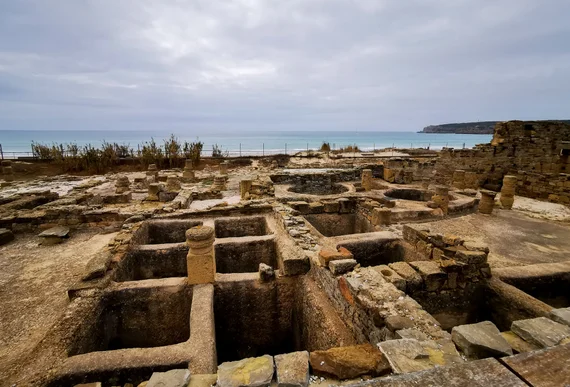 Roman ruins of Baelo Claudia by the sea