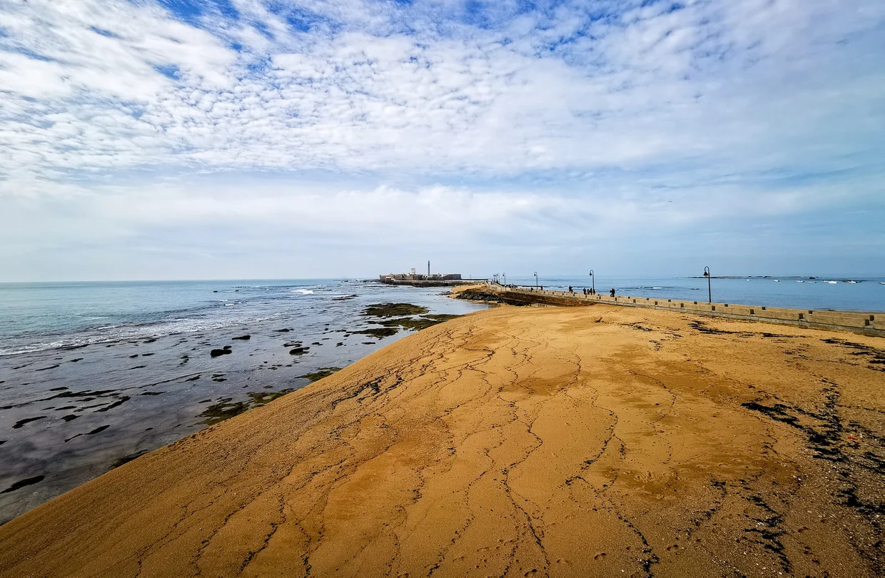 Rocky coastline near Cádiz