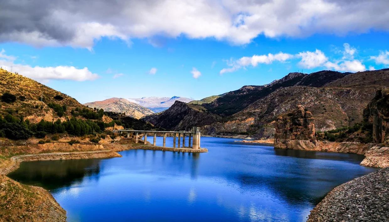 Reservoir in the mountains