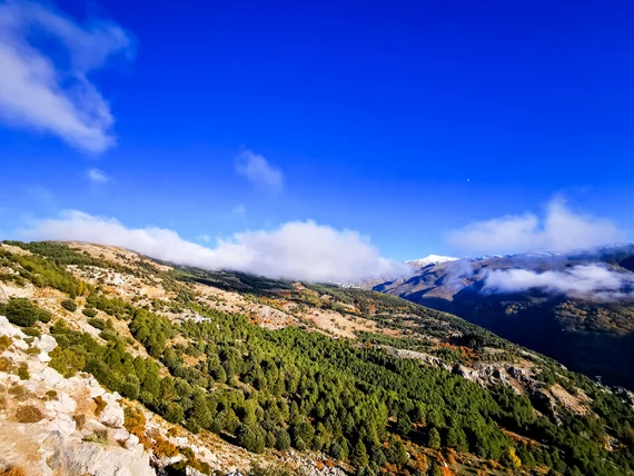 Sierra Nevada mountain panorama