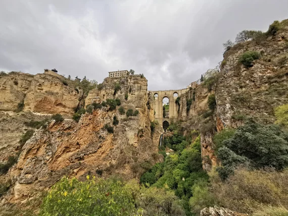 The Puente Nuevo spanning the gorge in Ronda