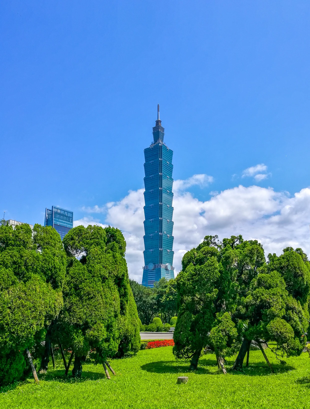 Taipei 101 seen from Liberty Square
