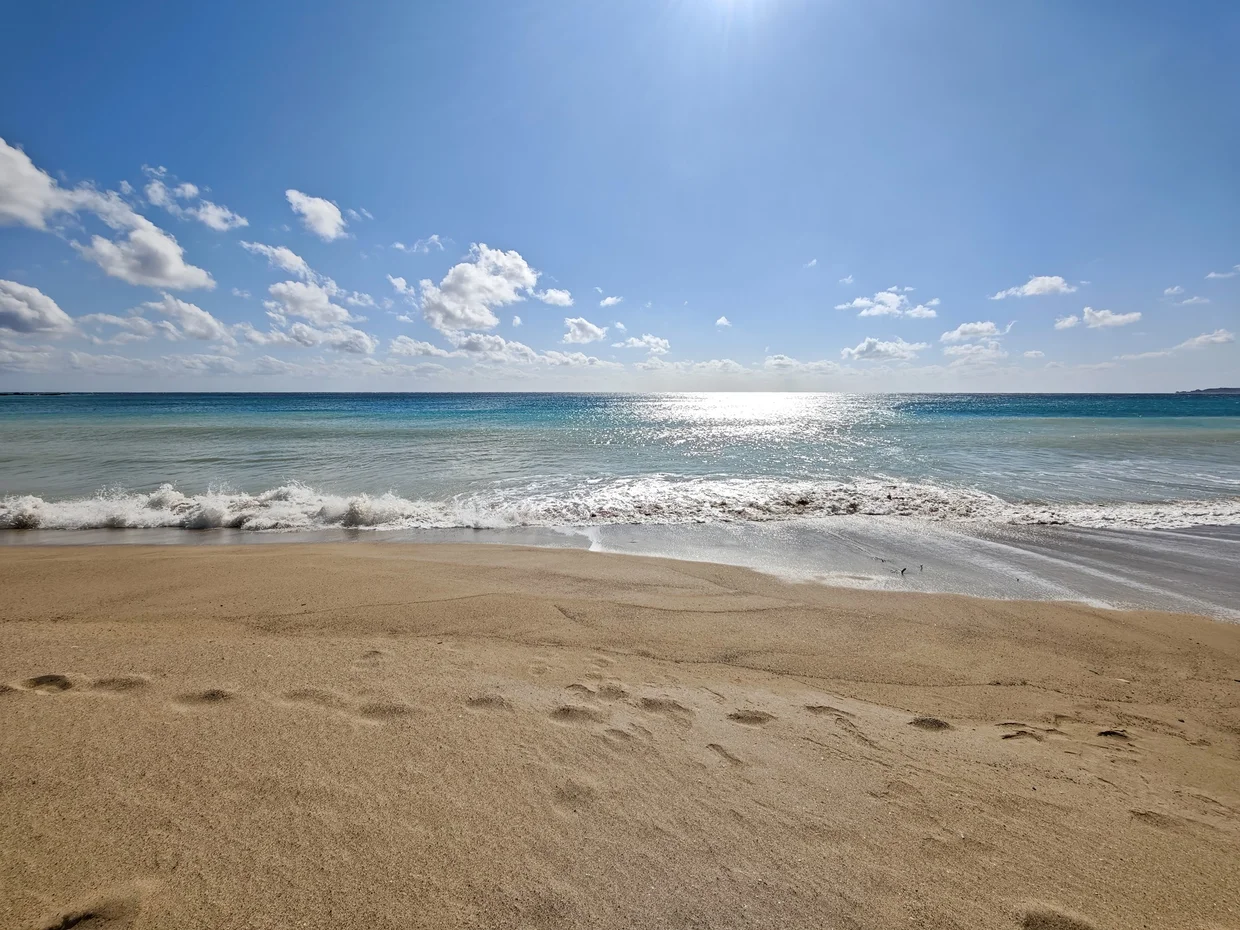 Nanwan Beach, the main swimming strip in Kenting