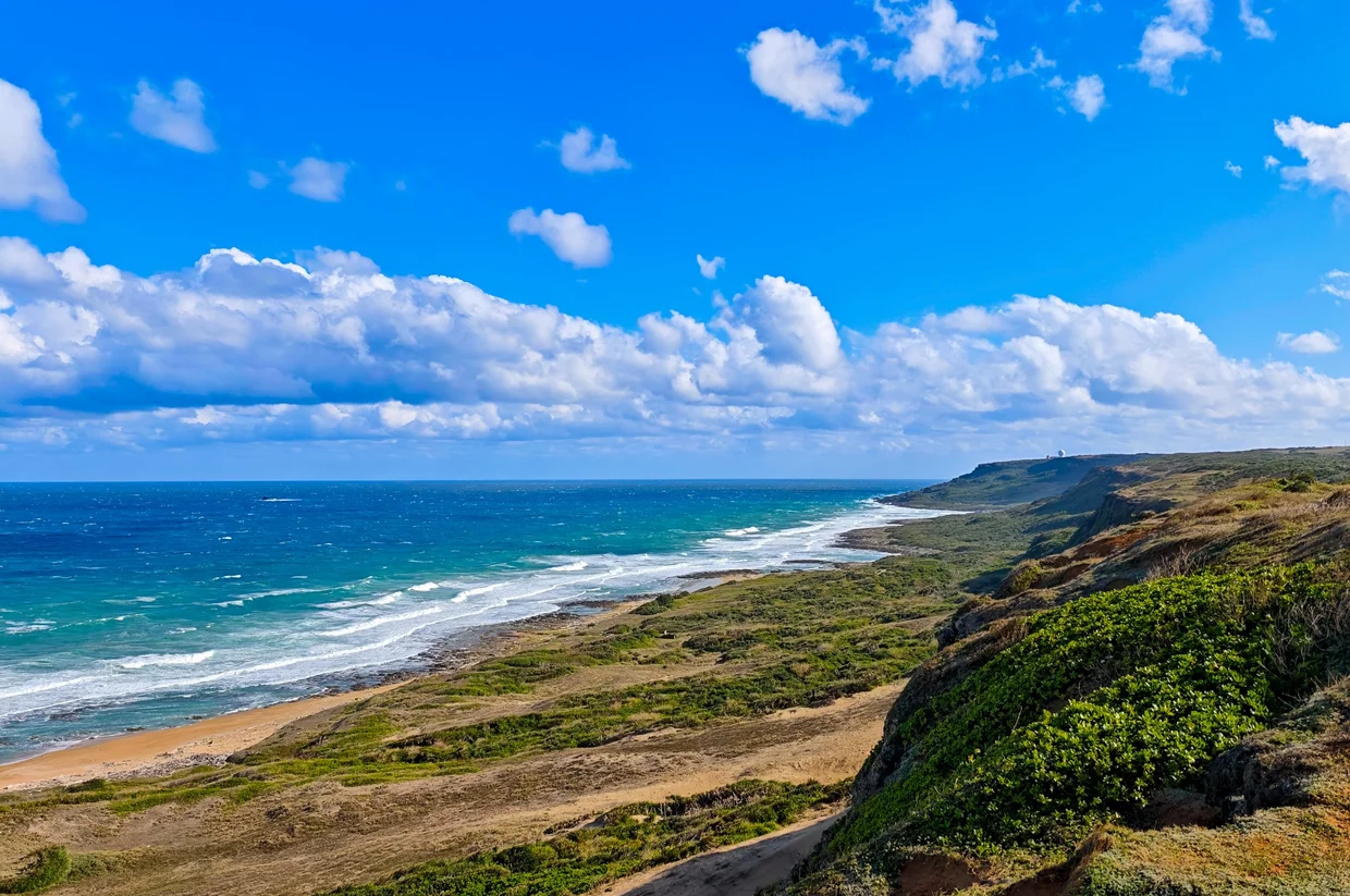 The cliff top panorama on the eastern Kenting coast