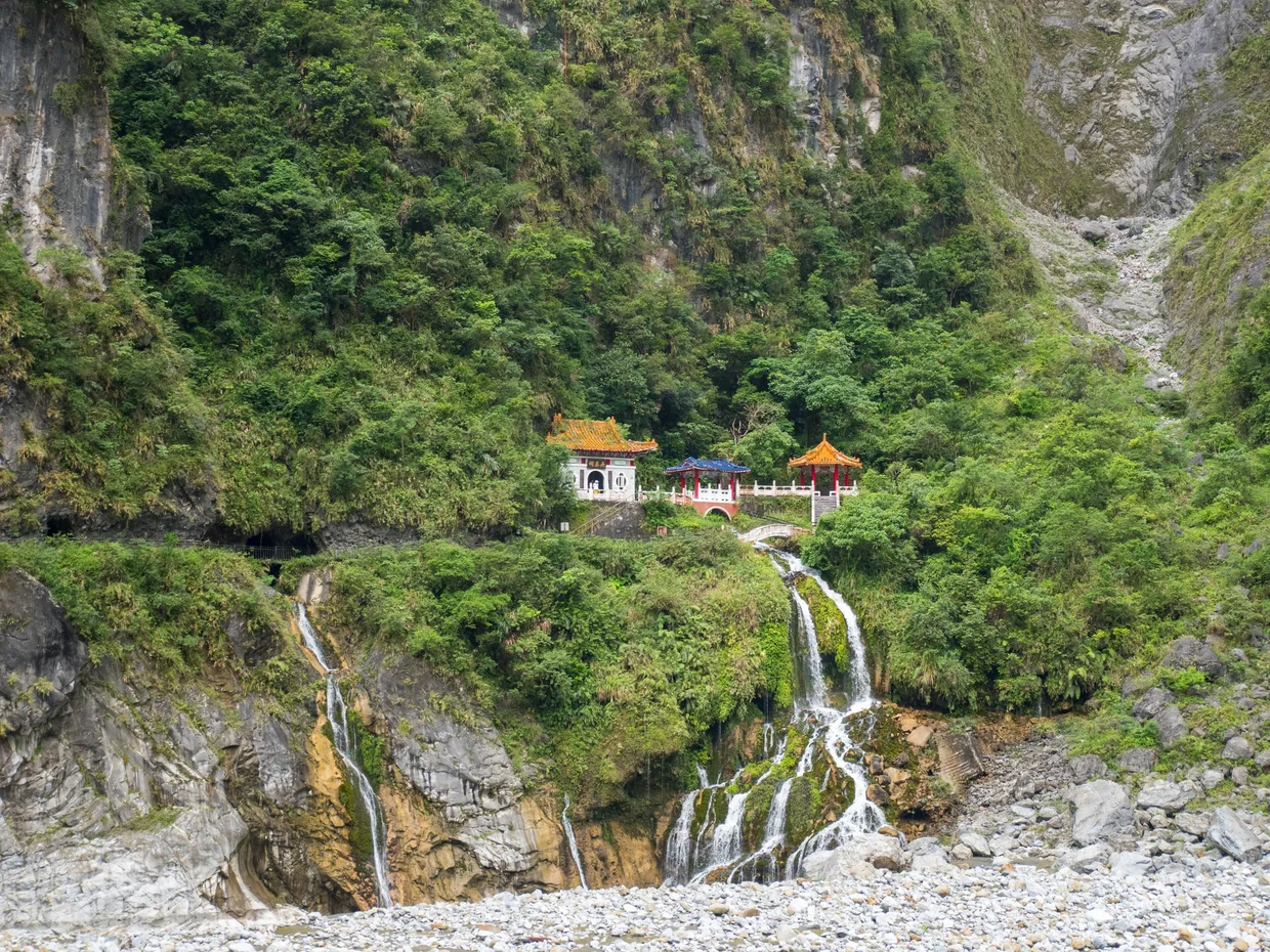 The Eternal Spring Shrine in Taroko Gorge
