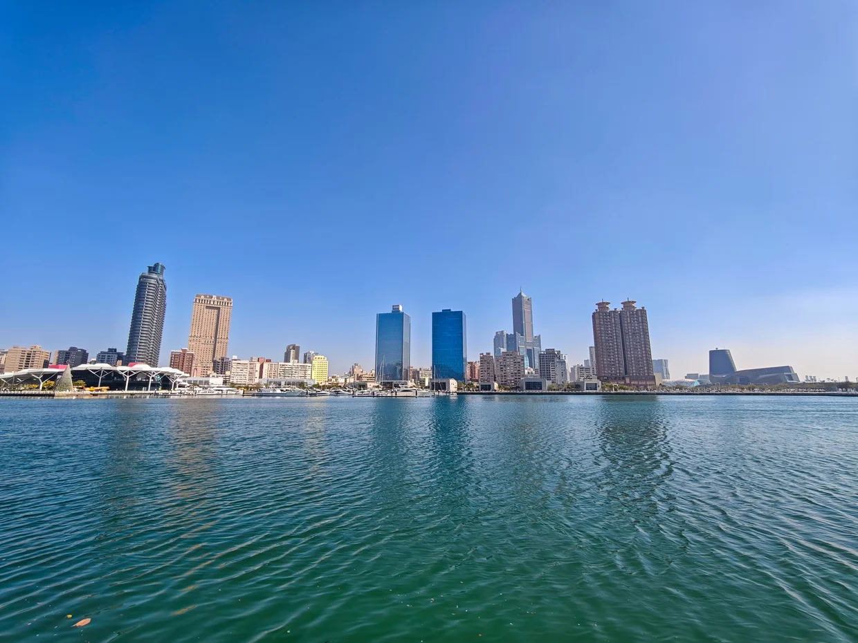 Across the harbor from the Music Center