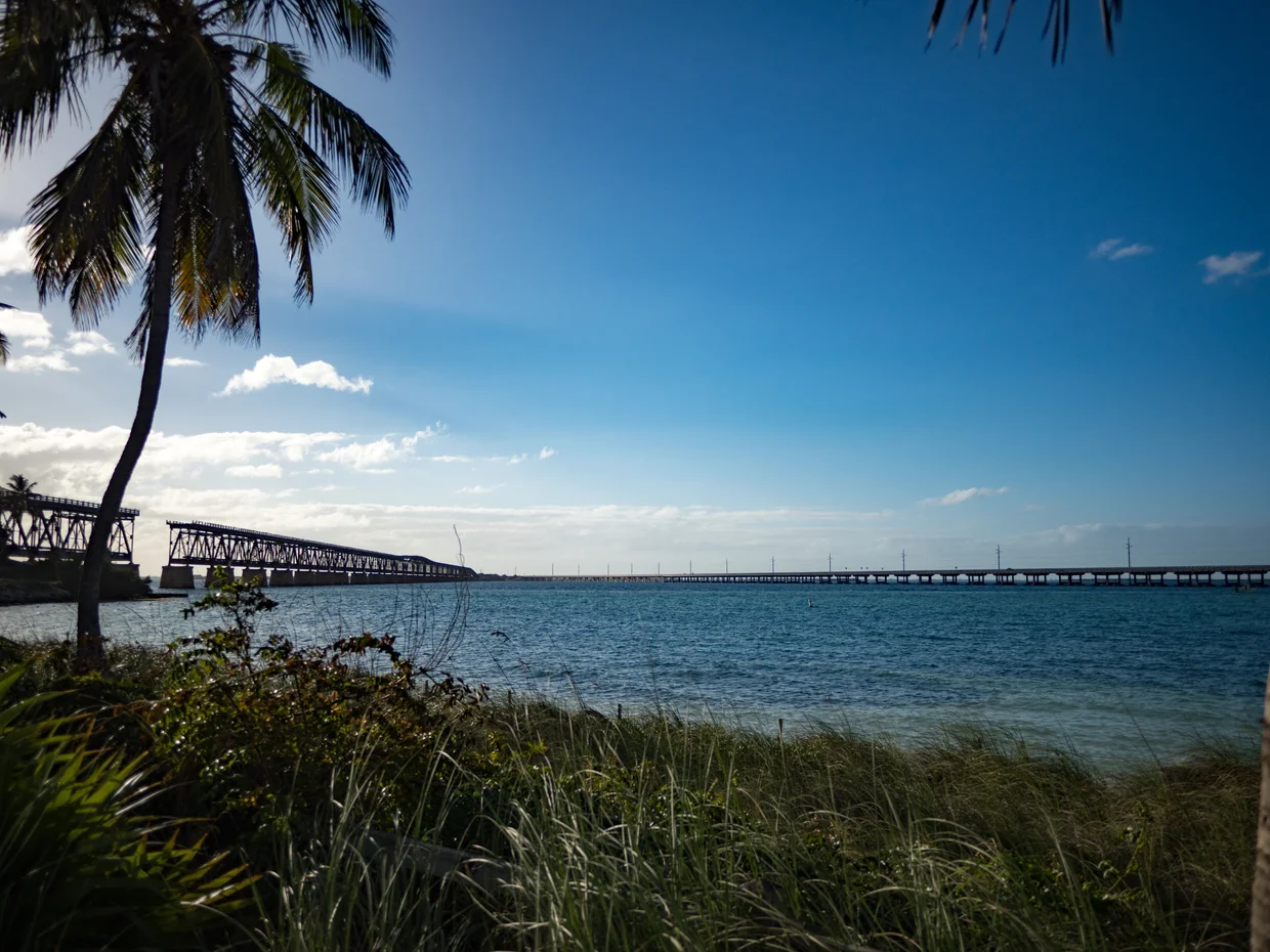 The old Seven Mile Bridge