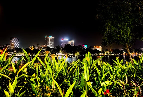 Scenic landscape in Vietnam