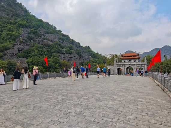 Limestone karst landscape in Ninh Binh